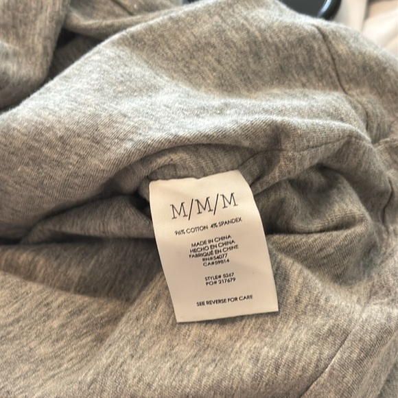 CAbi Everyday Rouched Jersey Knit Tank Dress Heathered Gray 5267 Size Medium - Picture 4 of 4